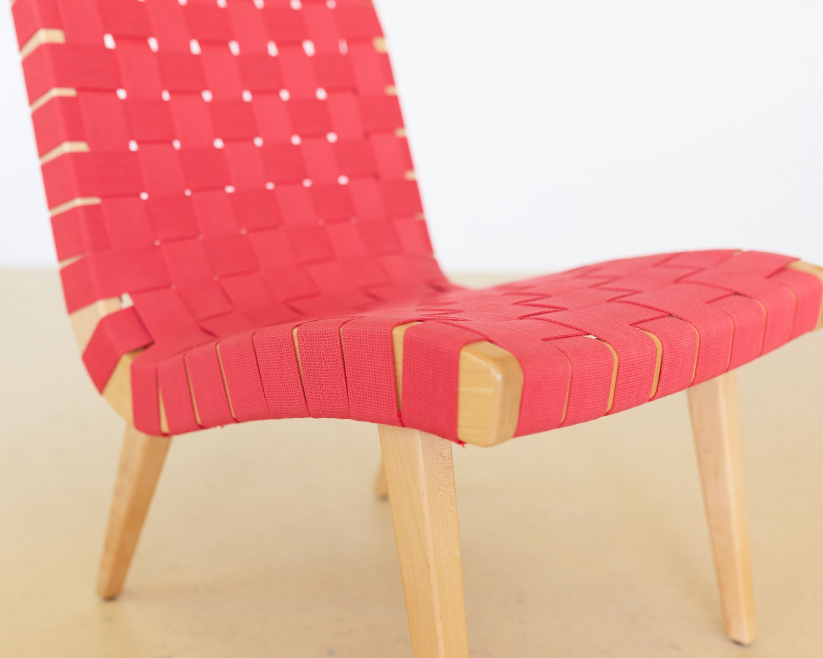 Knoll Sessel: Jens Risom Sessel Modell 654 von Knoll | Rot | – Gebraucht aus Meinisberg von atelier_TILIJA 8