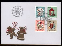 2020, FDC, Sondermarken Weihnachten (Nr. 1800–1803)