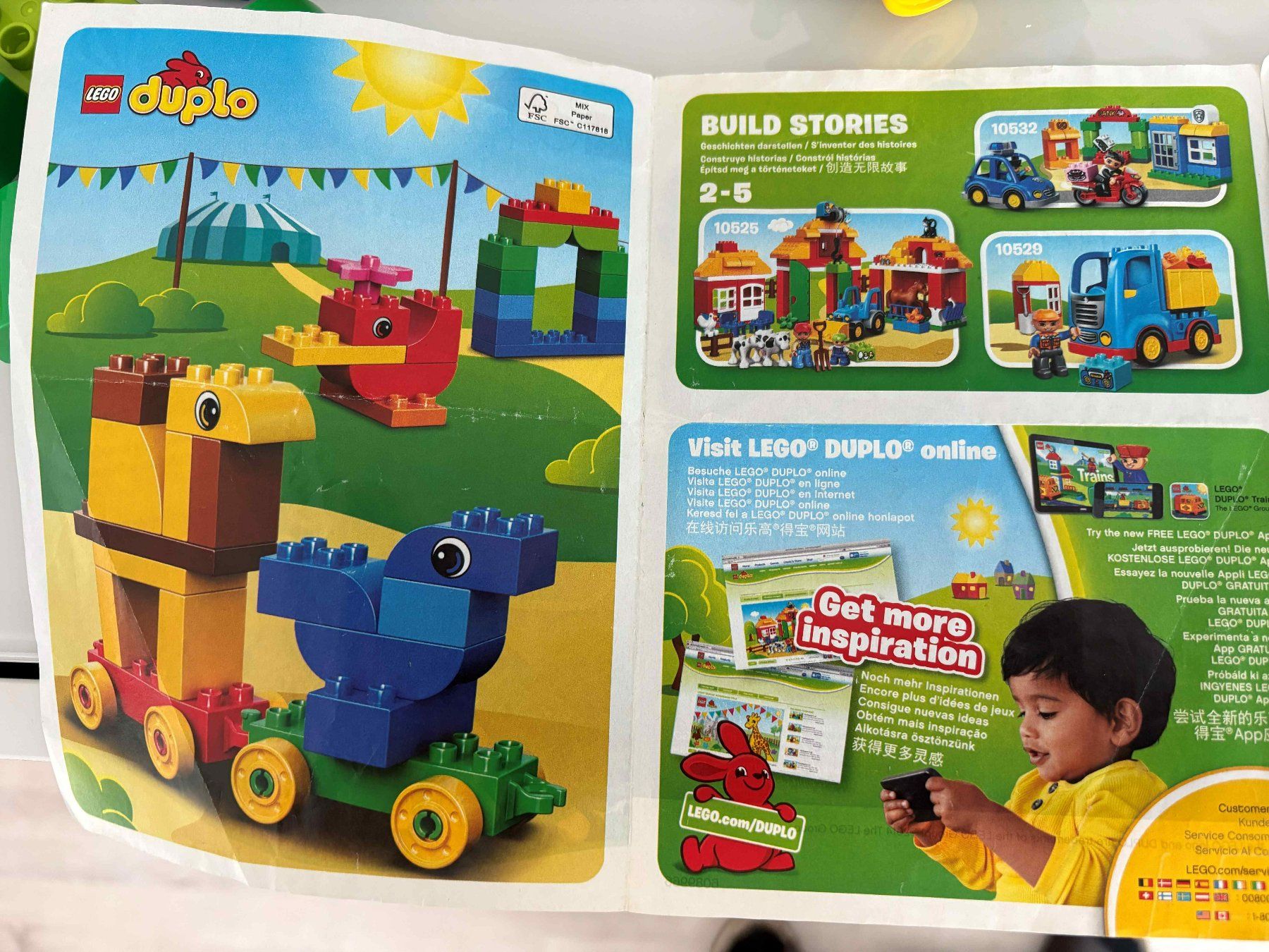 Lego Giocattoli: Duplo "Creativ Set  10565" plus zusätzliche Steine – Usato da Olten venduto da Daddy54 5