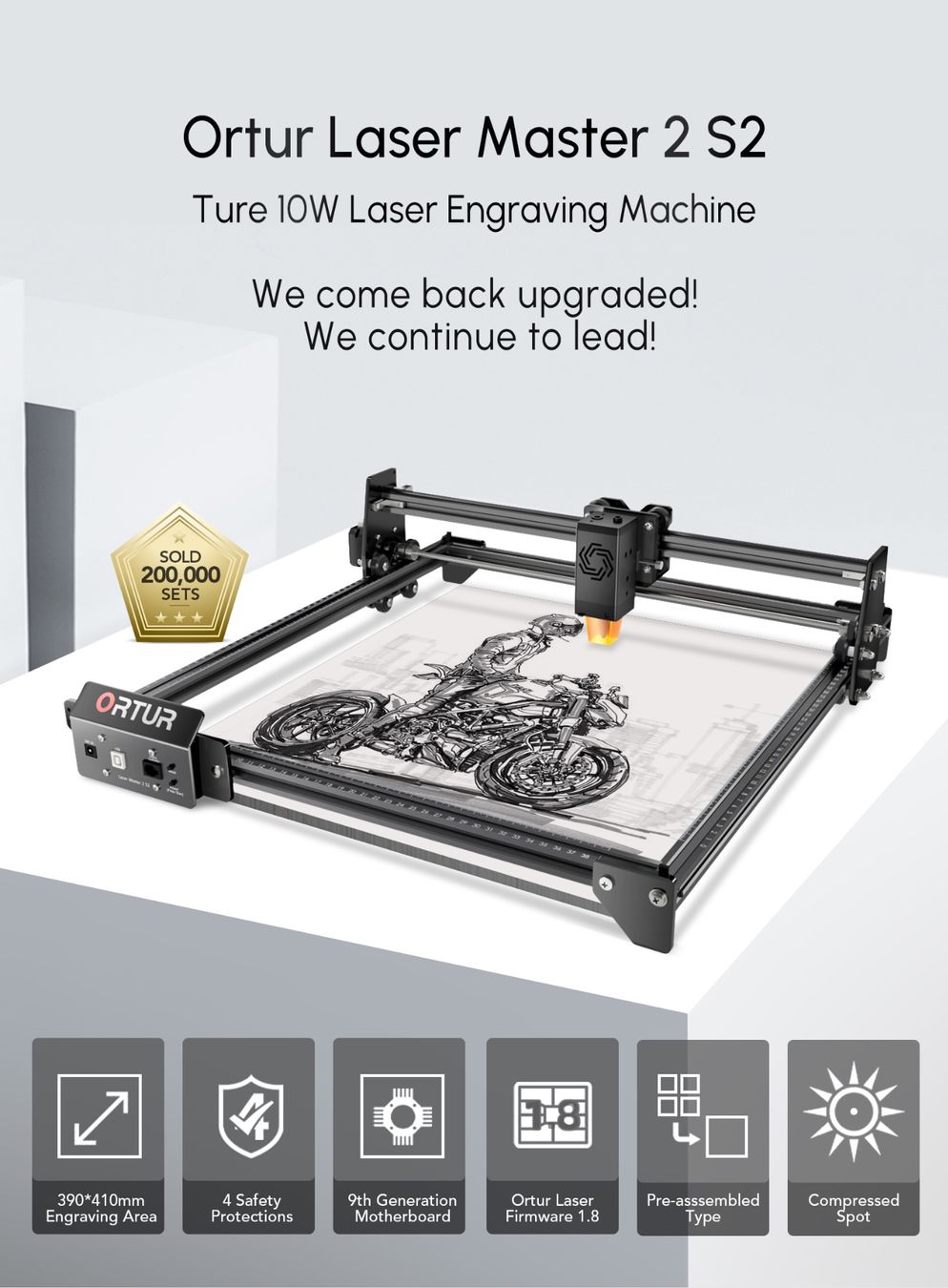 Tutte le macchine: Ortur OLM2 S2 LU2-10A 10W – Nuovo e nell'imballaggio originale da Zug venduto da OrturMullerMac 2