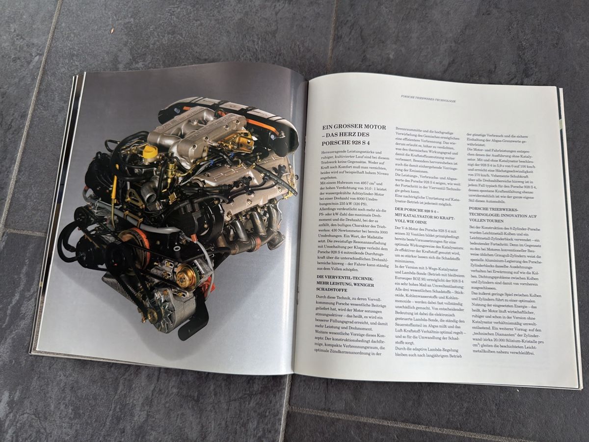 Porsche Documenti: Prospekt: Porsche 928 S4 – Usato da Wolfwil venduto da Rolex1 5