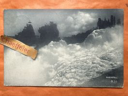 Alte Ansichtskarte Rheinfall Schaffhausen, Jahr 1914 Top!
