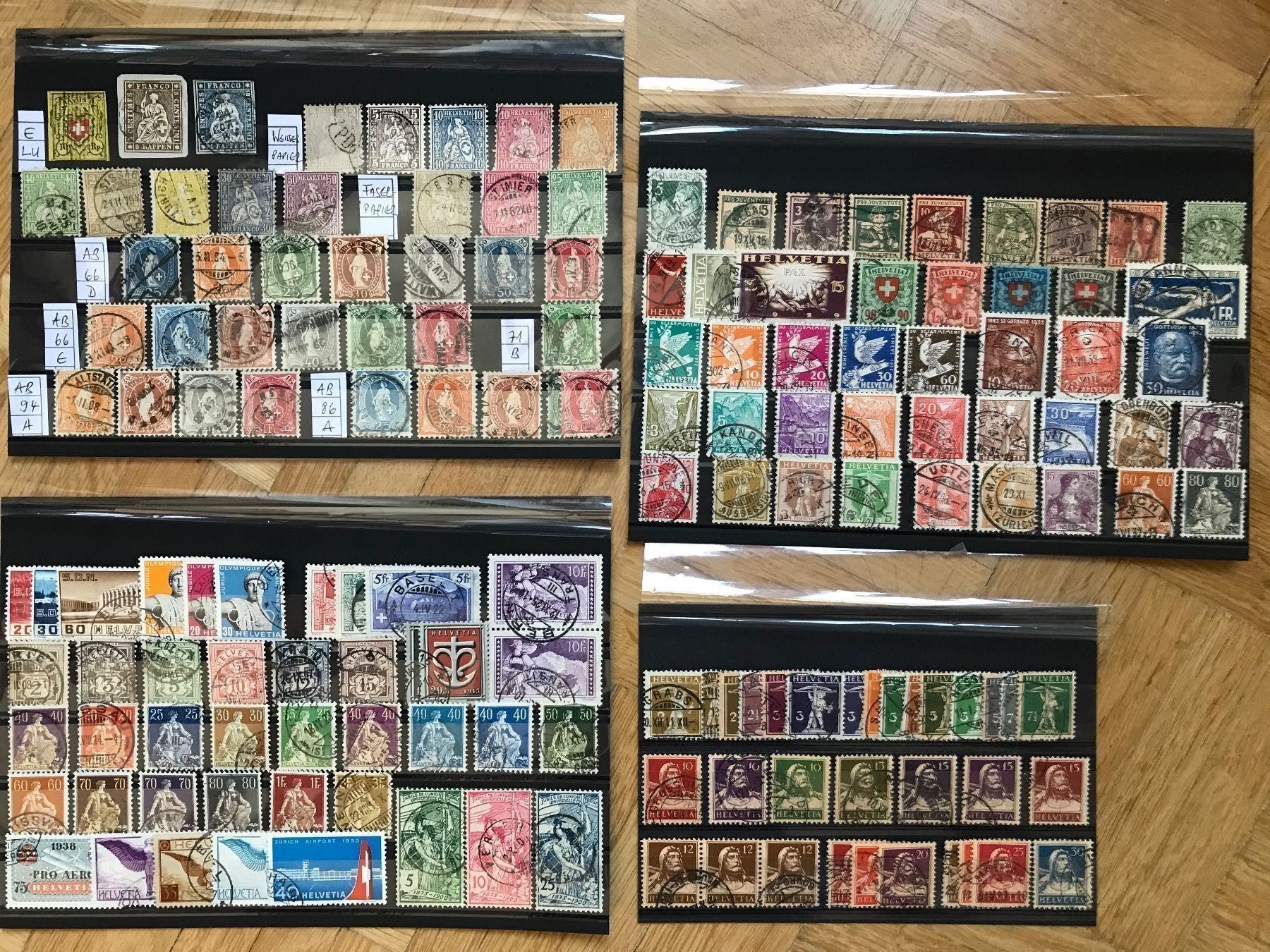 Tous les timbres: Schönes Altlot ab Rayon mit Attest! – D'occasion à stäfa par brandy66