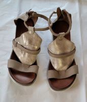Sandales  cuir Giovanni Lombardi, taille 39, couleur bronze