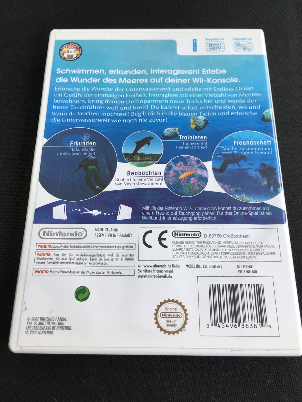 Nintendo Giochi: Endless Ocean - Nintendo Wii – Usato da St.Gallen venduto da sjosjo 1