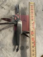 Multifunktionsmesser Edelstahl mit Werkzeugen gebraucht
