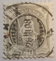 Stehende Helvetia 97A Kat. 100.-