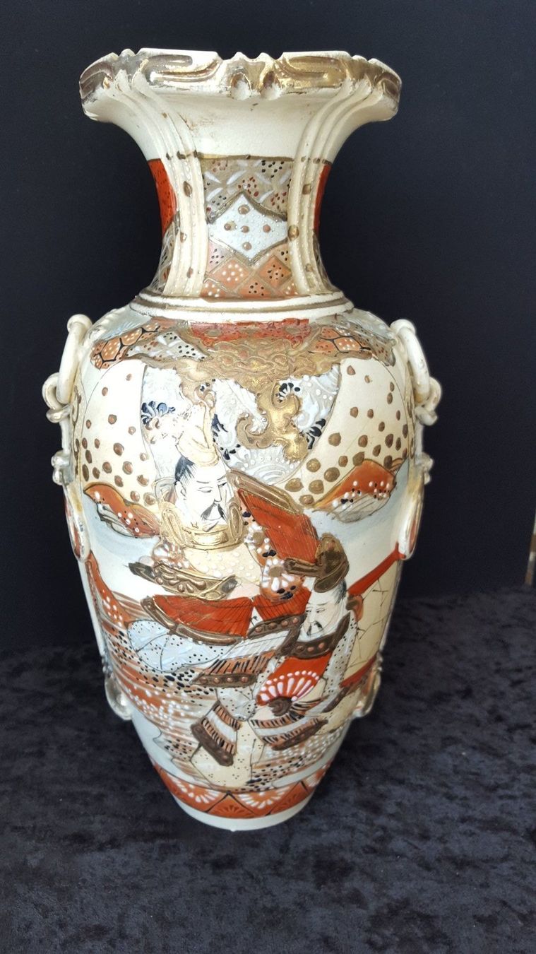 Vasen & Gefässe: antike jap. Samurai Satsuma Vase – Gebraucht aus Reinach von 3Guggerli 2