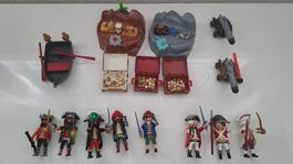 Playmobil Piraten Set mit Schiffchen, Figuren, Schatzkisten