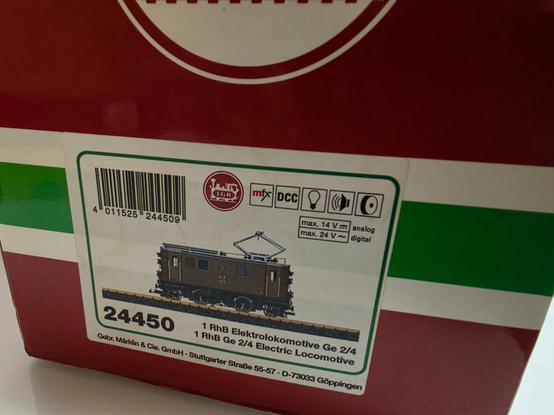 LGB Modellini di ferrovie: LGB  RhB  Ge2/4  24450 – Nuovo e nell'imballaggio originale da Neuenhof venduto da ludovicco 1