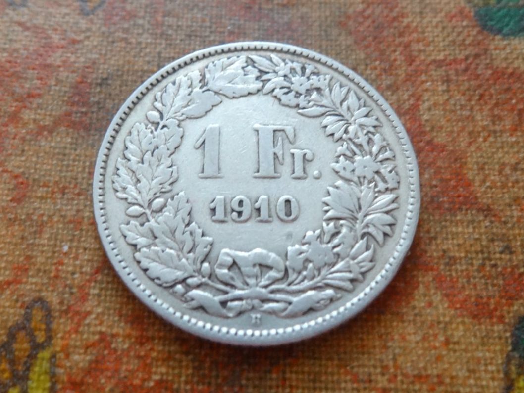 Alle Münzen: 1 Fr. 1910  (Y) – Gebraucht aus Romanel-sur-Lausanne von Swift13