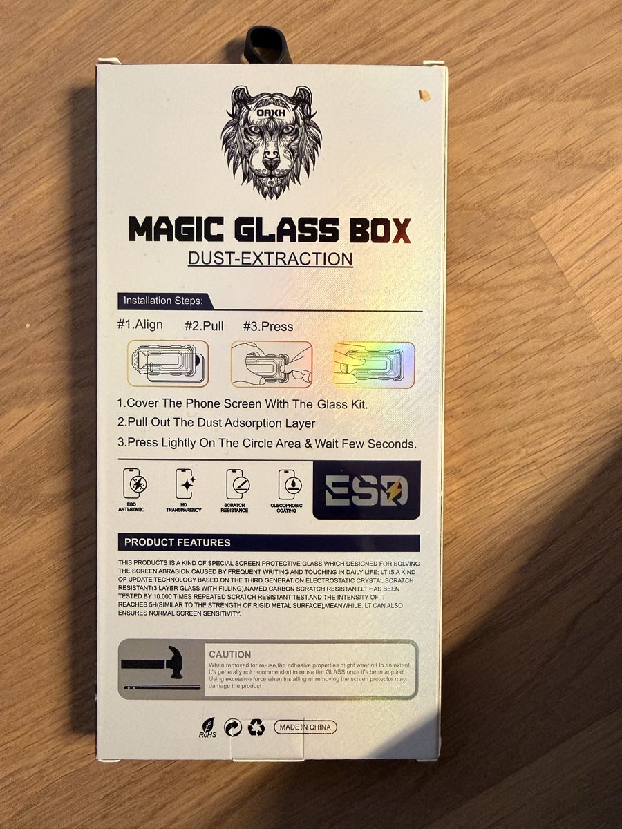 Apple Covers & Schutzfolien: Panzerglas iPhone 16 Pro Max – Neu und originalverpackt aus Zollikofen von S.Hontas 1