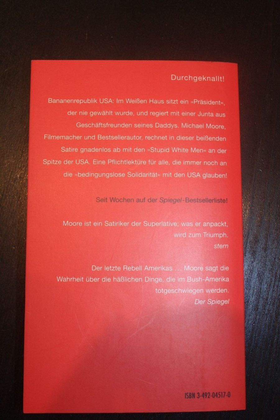 Libri: Michael Moore Stupid White Man Buch – Usato da Konolfingen venduto da sko_r5yd 1