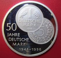 50 Jahre Deutsche Mark Gedenkmünze, Jahrgang 1948-1998
