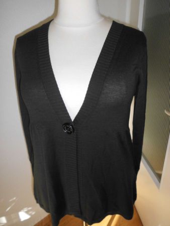 Veste/cardigan verte bouteille en T. XL