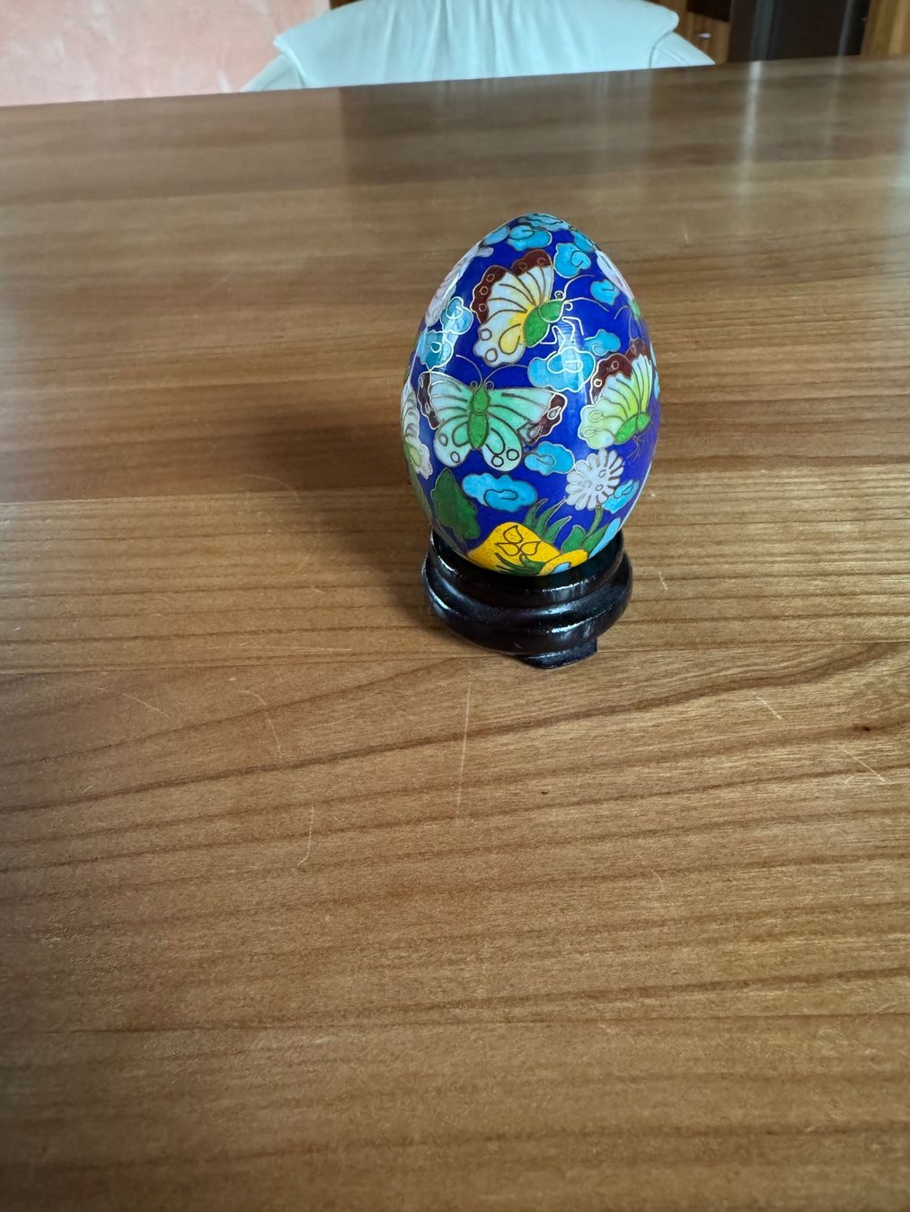 Alle Dekorationen: Cloisonné Chinesisches Osterei Handbemahlt – Gebraucht aus Therwil von rowe-spezial 3