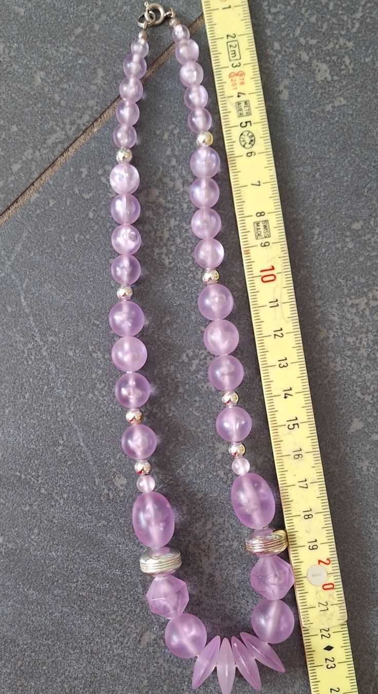 Colliers: Lila Vintage Kette – D'occasion à Kerzers par ExpressoTerreno 1
