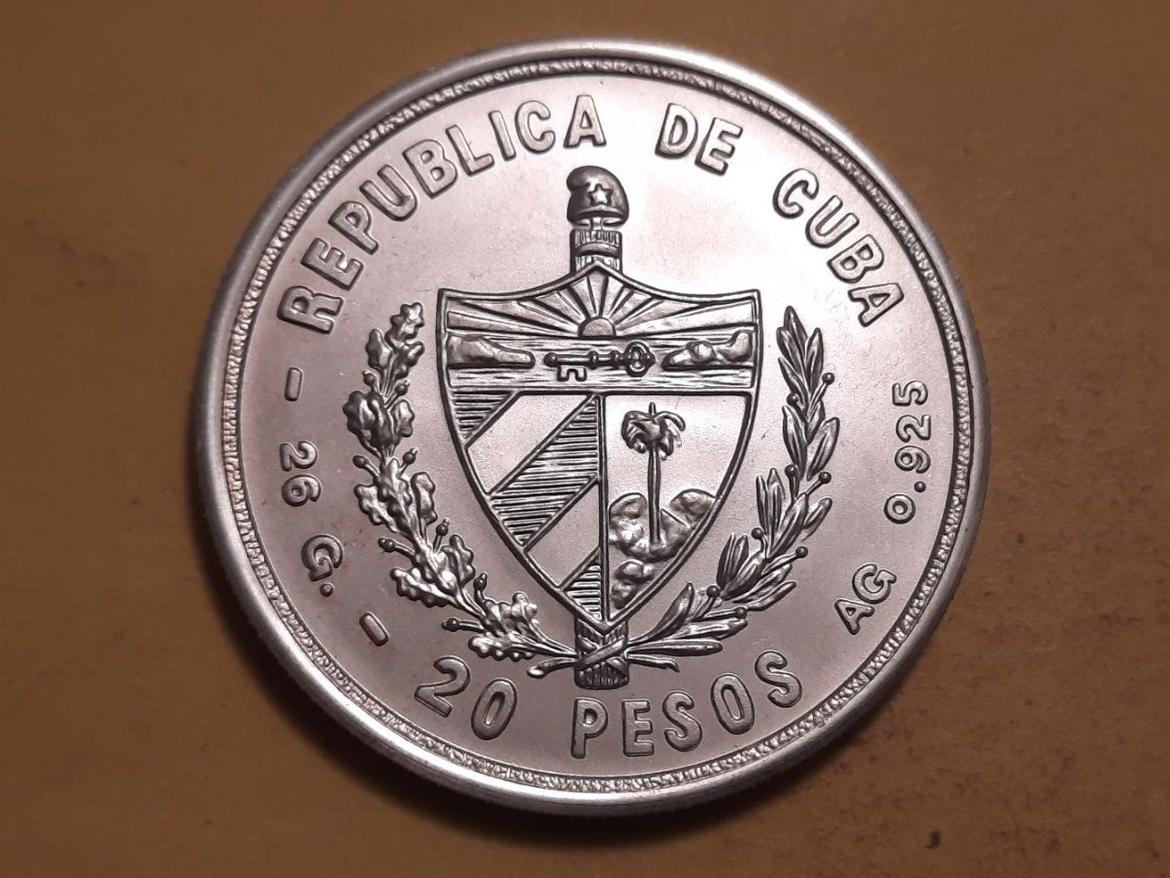 Tutti le monete: Kuba 20 Pesos "Summit Nonaligned Countries" 1979 Silber RAR – Usato da Buchs SG venduto da numispatica