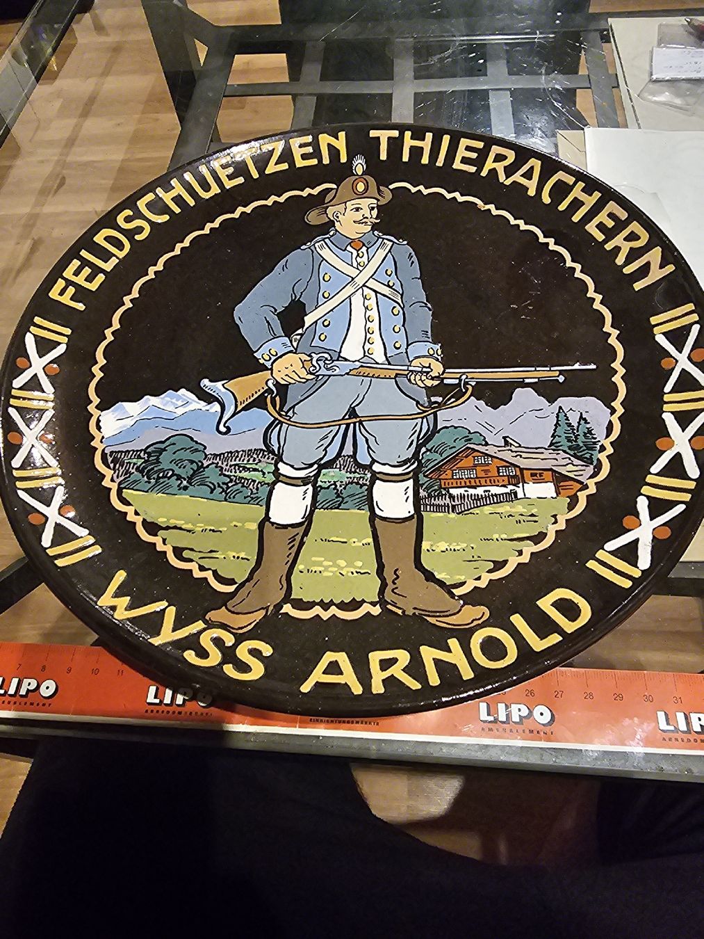 Piatti: Feldschützen Thierachern☆Wyss Arnold – Usato da la neuveville venduto da houeka