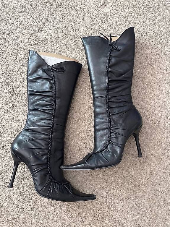 Damenschuhe: Bronx Lederstiefel schwarz Gr. 40 – Gebraucht aus Allschwil von Mauiprincess
