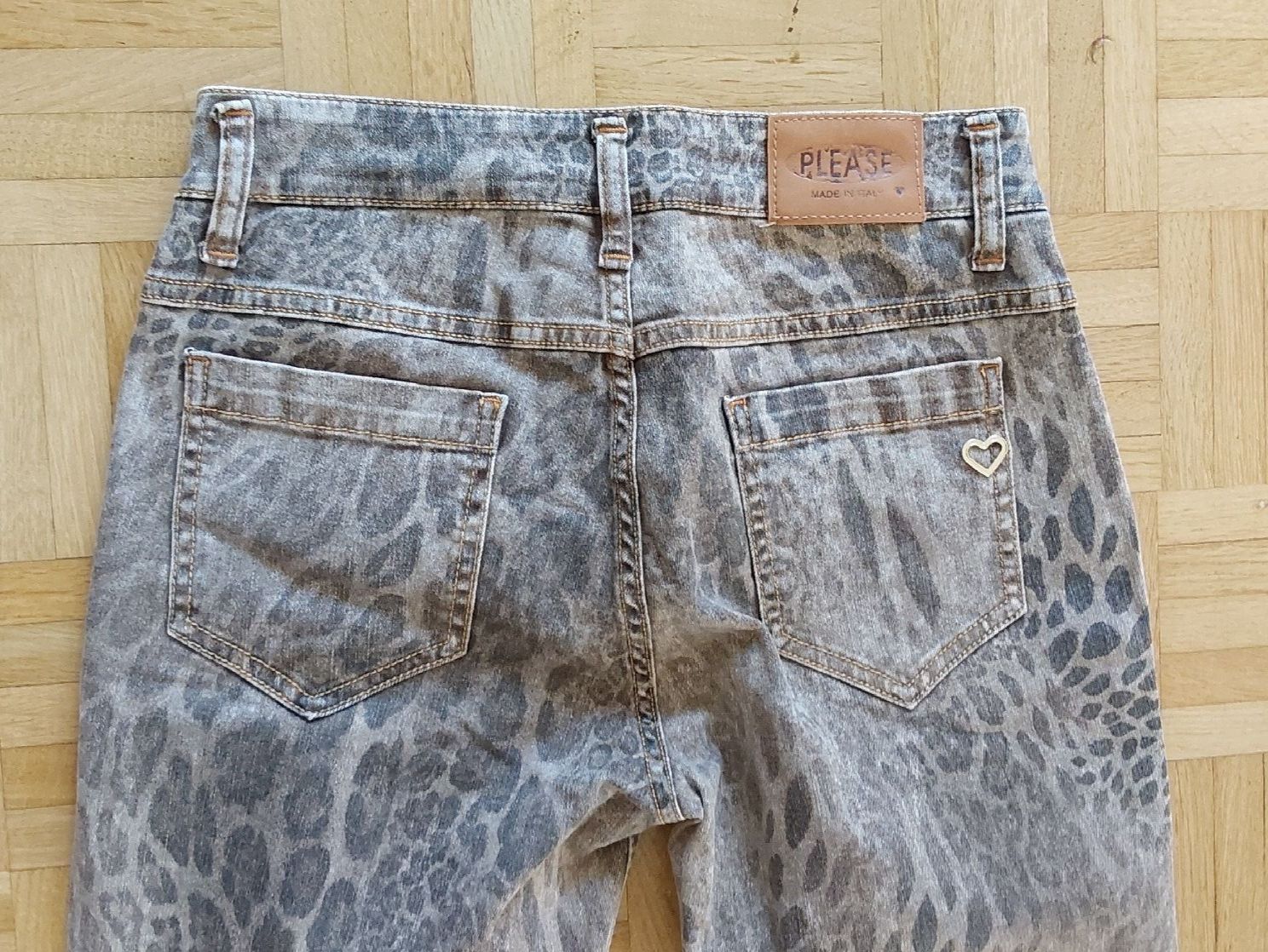 Please Jeans Pantaloni: Hose Please Leopardenmuster S – Usato da Köniz venduto da scopello12 3