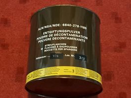 Militär Entgiftungspulver, verschweisst,  original
