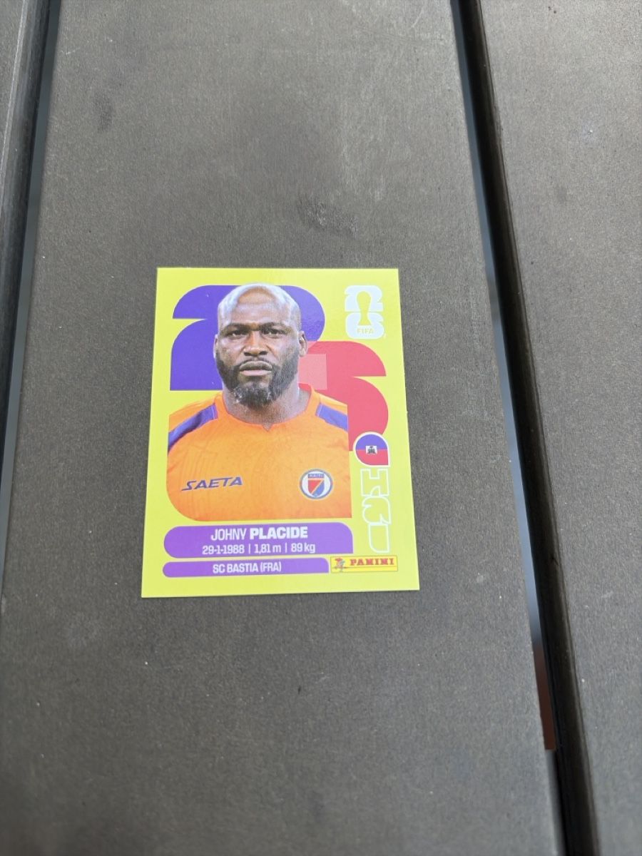 Panini Cartes à collectionner: Johny Placide – Neuf (Voir description) à Dornach par metallbau.ch