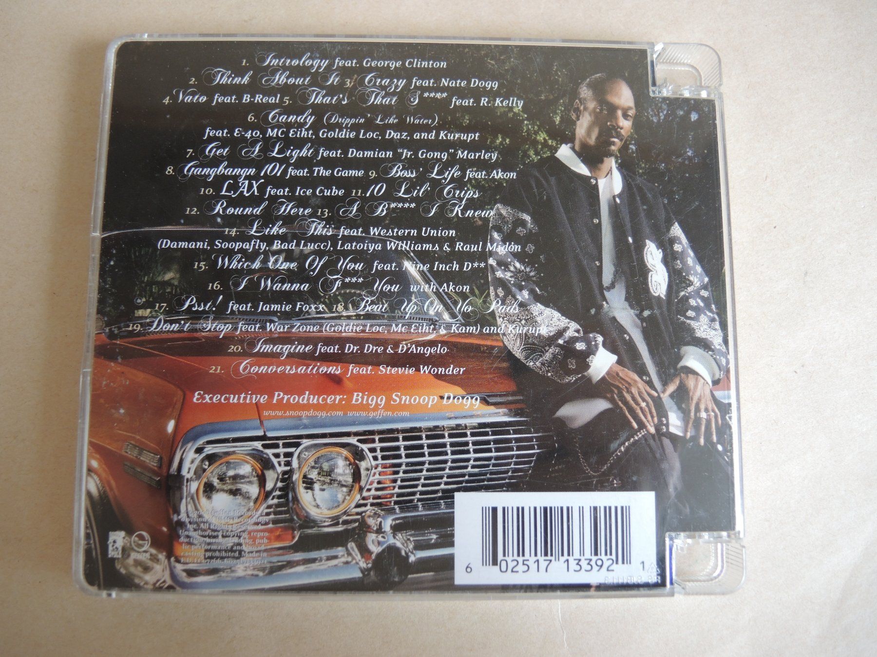 CD: CD  SNOOP DOGG - Tha blue carpet treatment – Usato da Rorschach venduto da maeck8 3