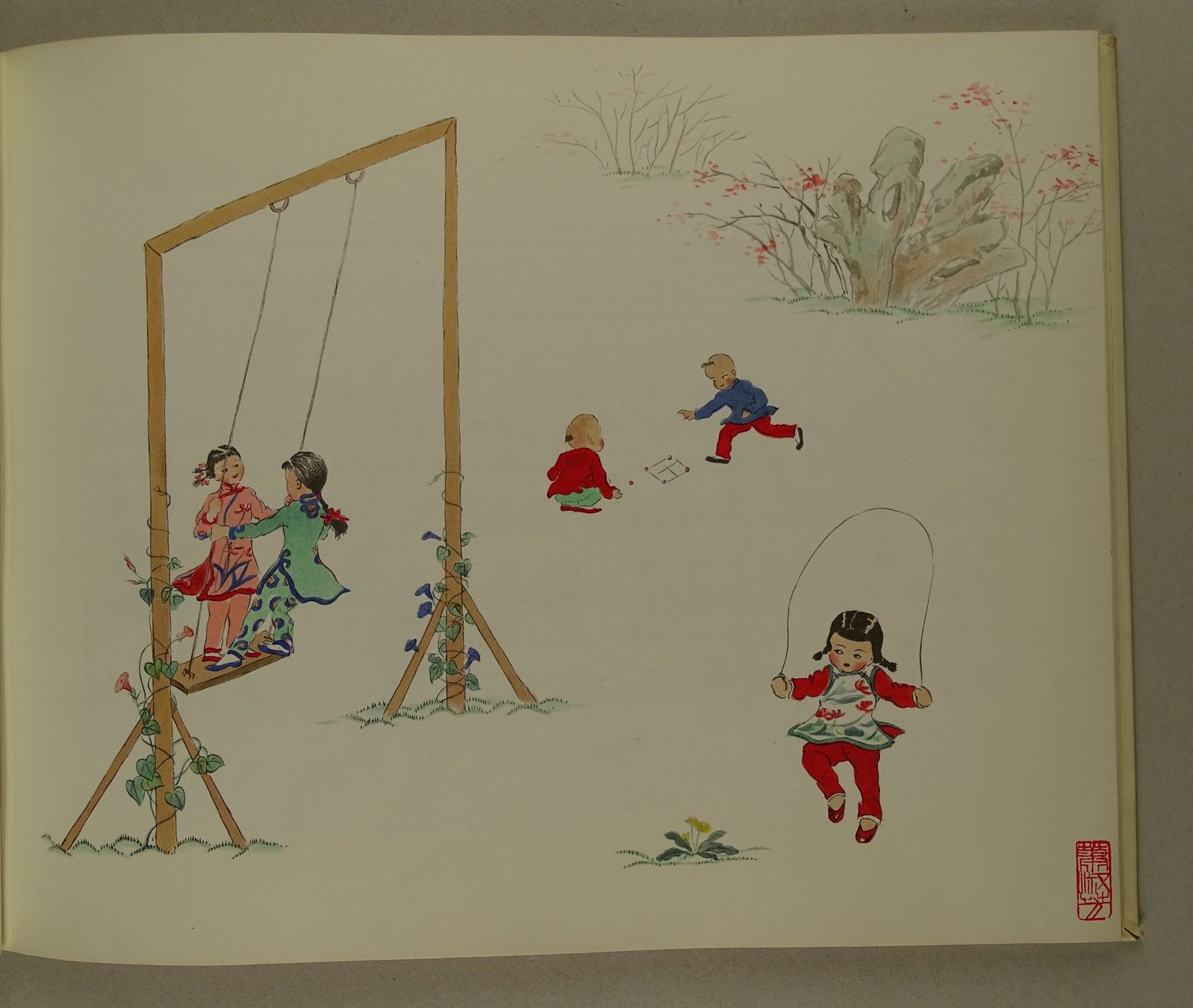Bücher: CHINESISCHE KINDERFREUDEN, 1946 – Gebraucht aus Grüningen von Kartensammler 3
