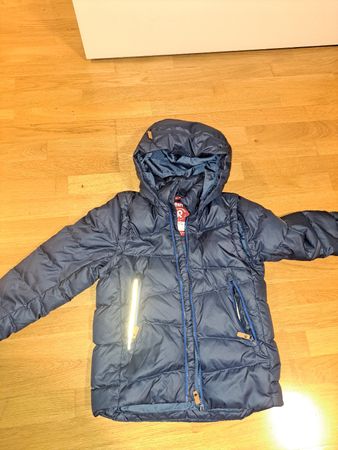 Reima Kinder Jacke blau abnehmbare Aermel Groesse 134