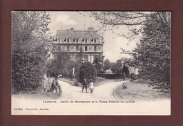 LAUSANNE - Jardin de Montbenon - 1909