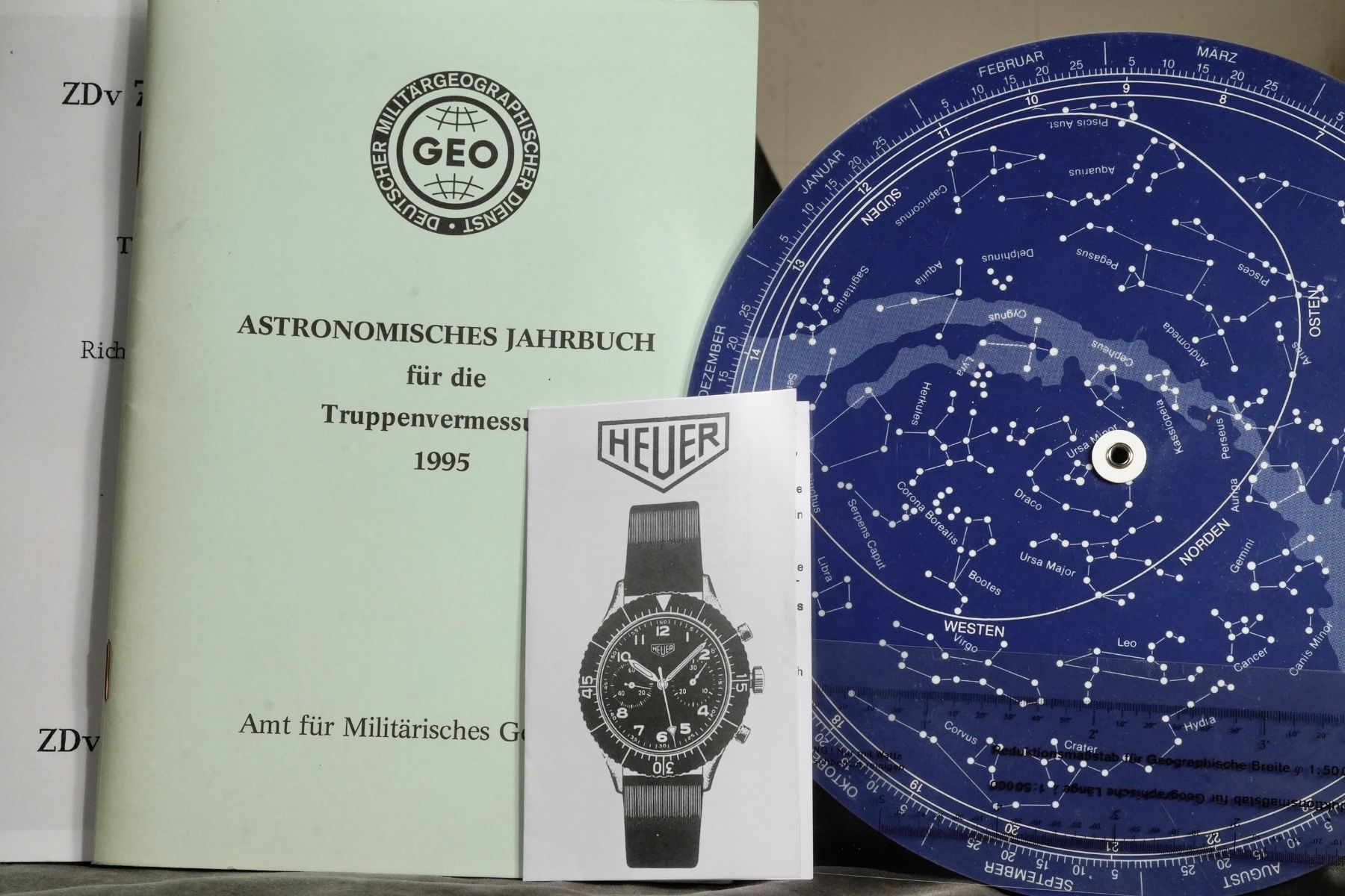 Tag Heuer Orologi: Heuer - Bund Sternzeit Reguliert Ref. 1551SGSZ Full Set – Usato da Morcote venduto da chronoservice 8