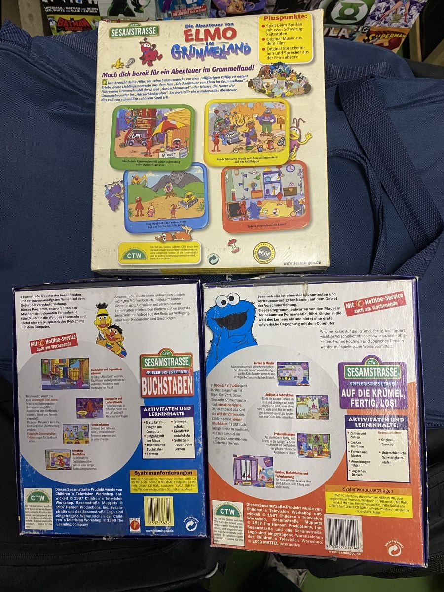 Spiele: Sesamstrasse PC Spiele, CD-ROM – Gebraucht aus Basel von spider-loc 1