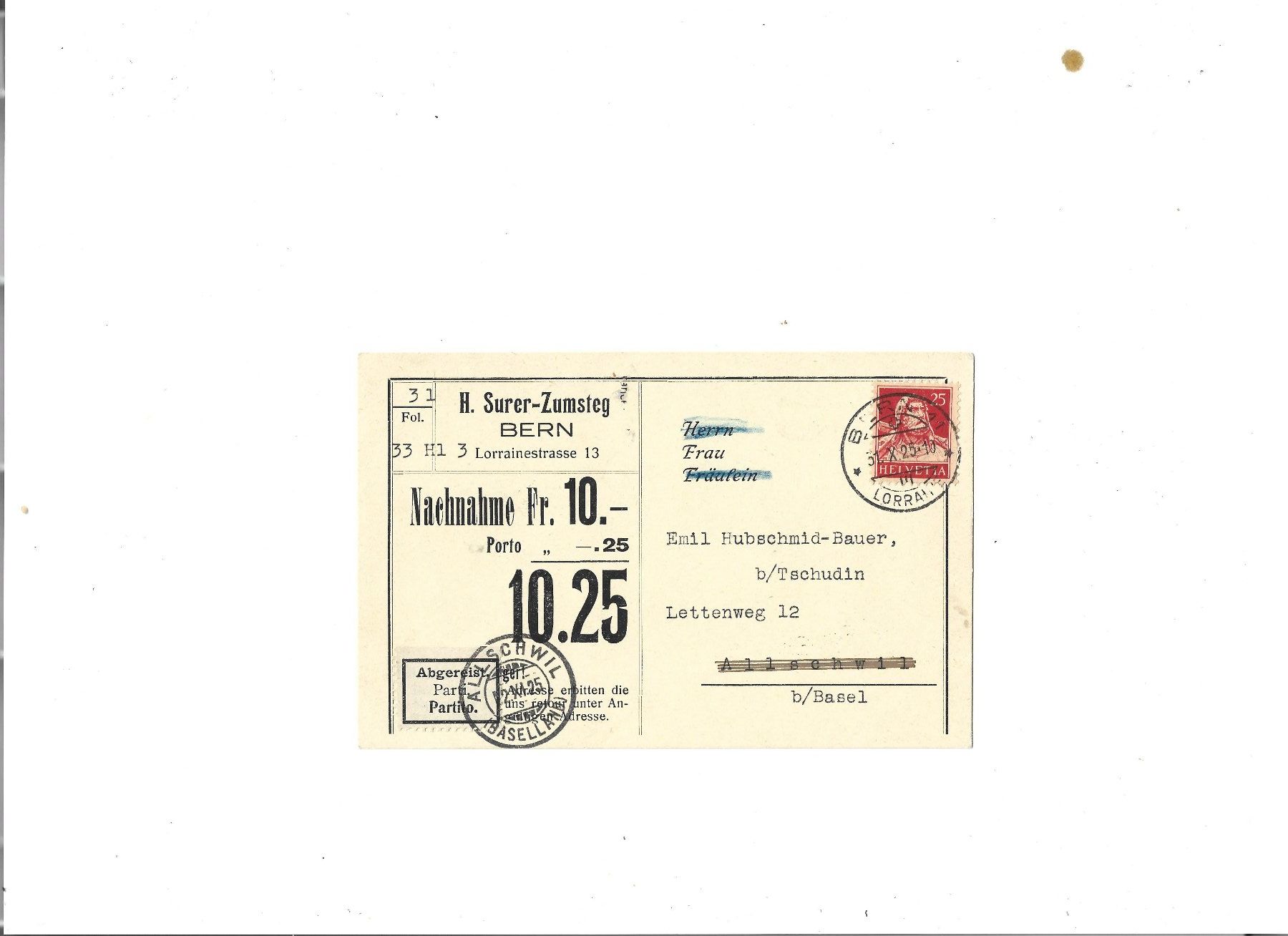 Tutti i francobolli: lettre philatélique, Briefmarkenbrief – Usato da Delemont venduto da toutdubon11