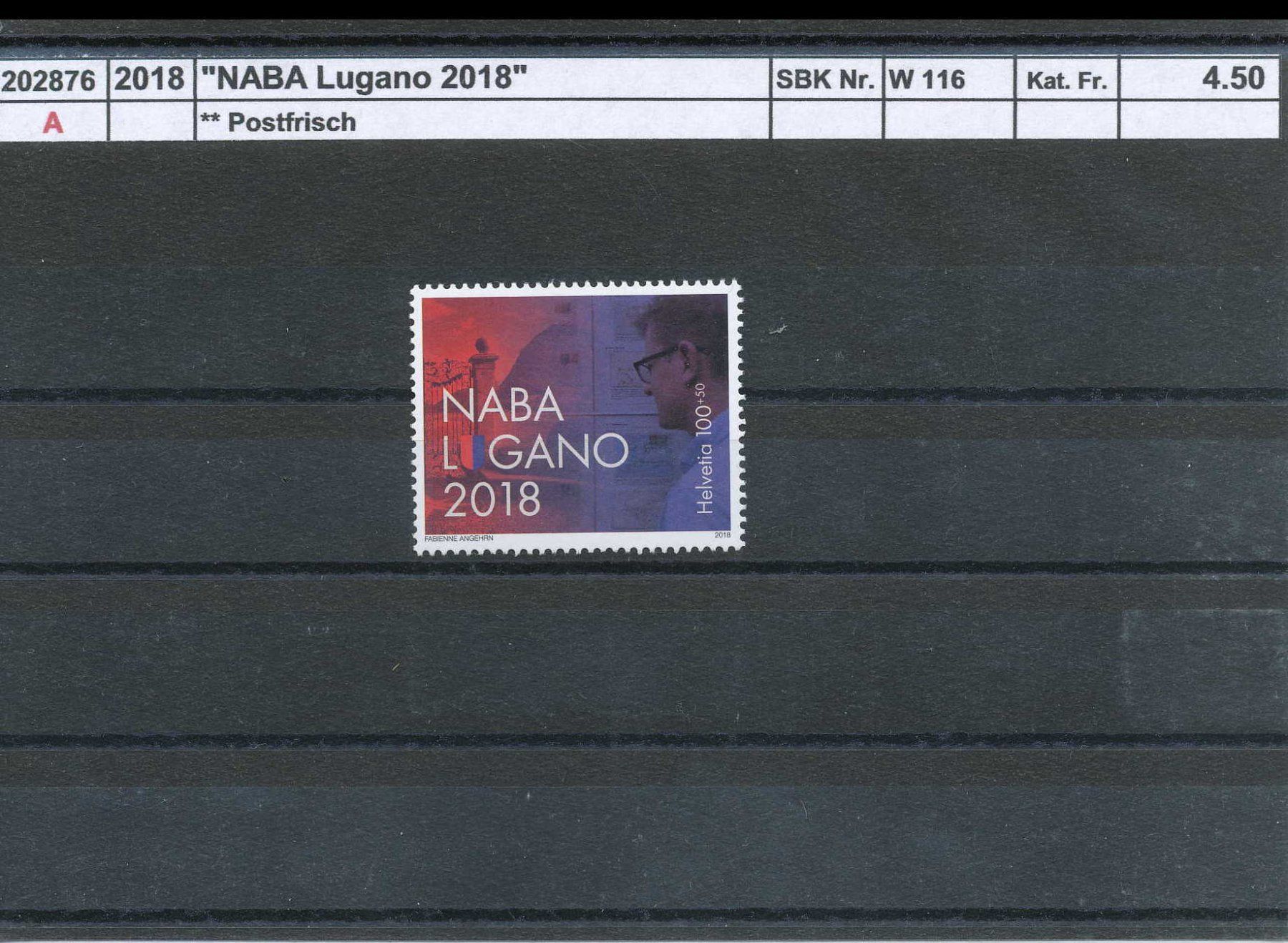 Alle Briefmarken: 2018 "NABA Lugano", ** postfrisch – Neu (gemäss Beschreibung) aus Winterthur von Zupogeru