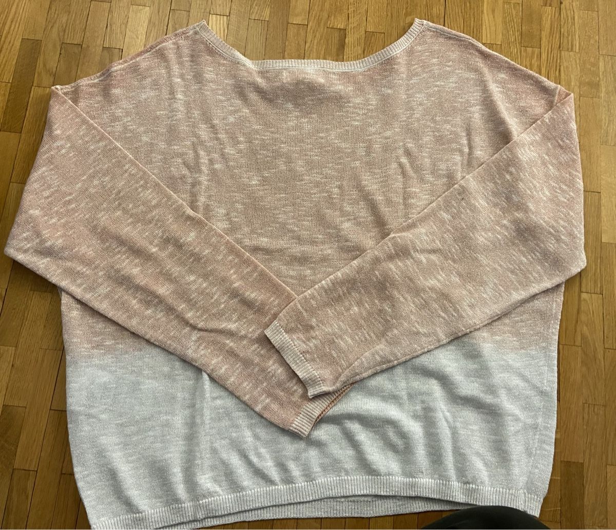 Maglioni & Felpe: Pull coton rose clair et blanc lamé Maison 123 taille L – Nuovo (secondo la descrizione) da Veyrier venduto da Leilazizou 2