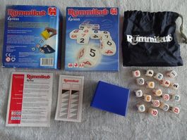 Original-Spiel. RUMMIKUB® Xpress ab 7jährig. Reisespiel geei