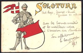 Solothurn, Ritter mit dem Kantonswappen