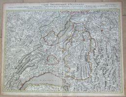 Westschweiz Landkarte  von Jäger 1775