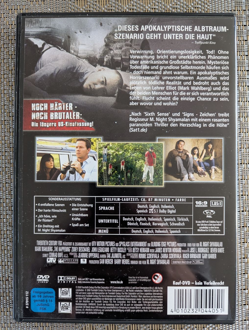 Tutti i DVDs: The Happening – Usato da Aarau venduto da usmichi 1