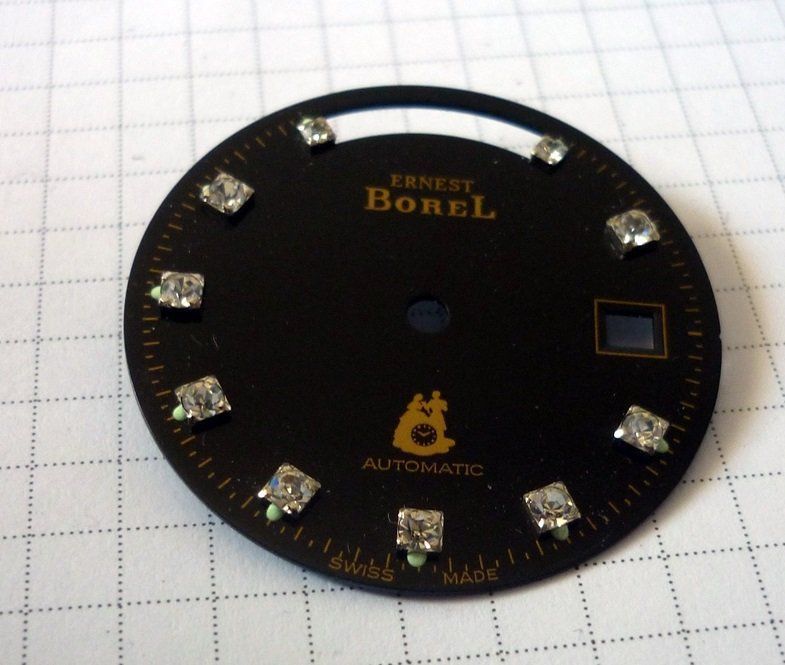 Orologi: Vintage ERNEST BOREL Automatic Zifferblatt - Black Dail – Usato da Adliswil venduto da di_hans 2