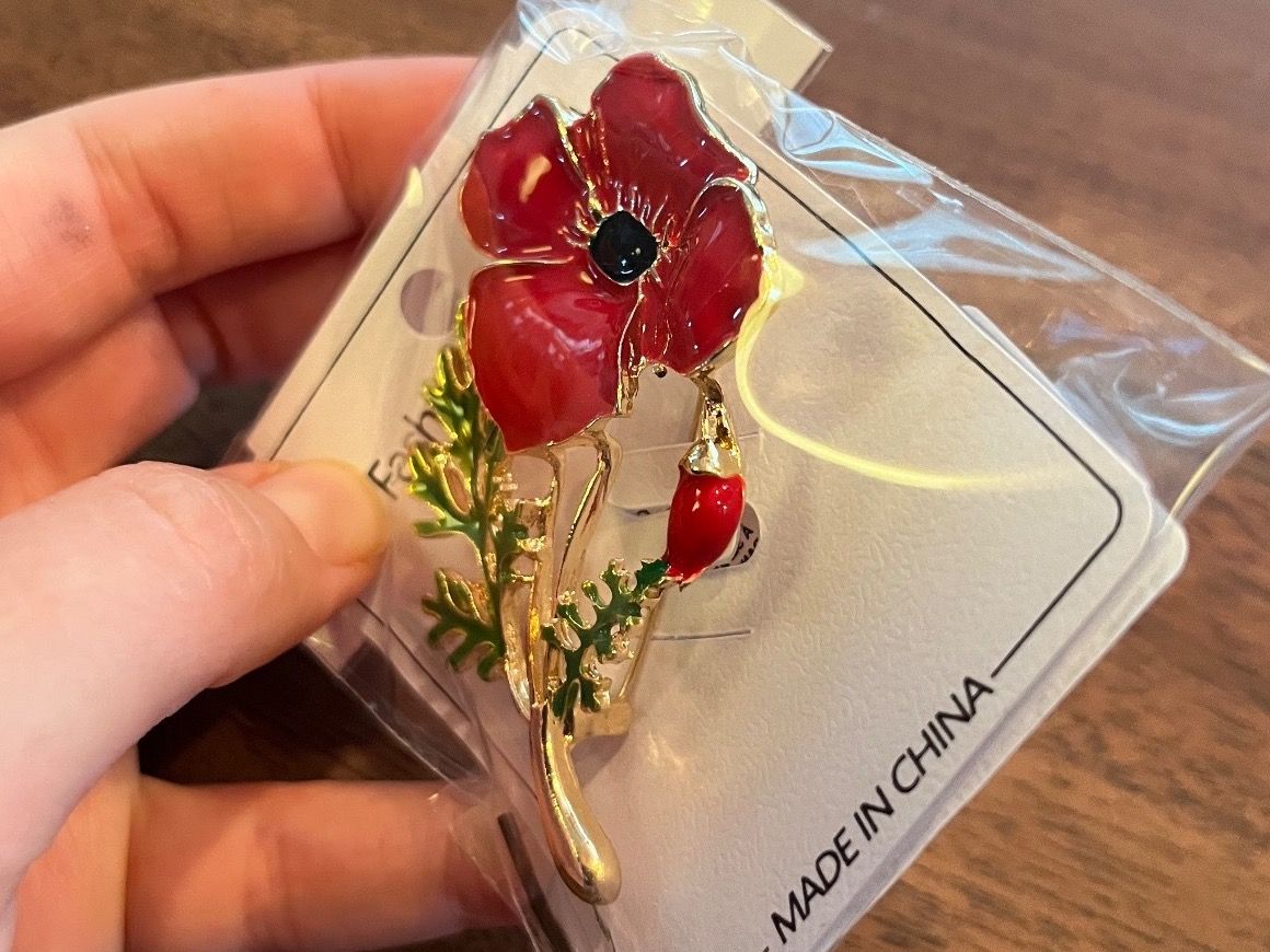 Spille & Fermagli: Mohnblumen Brosche – Nuovo e nell'imballaggio originale da Gams venduto da Mariawicca 3