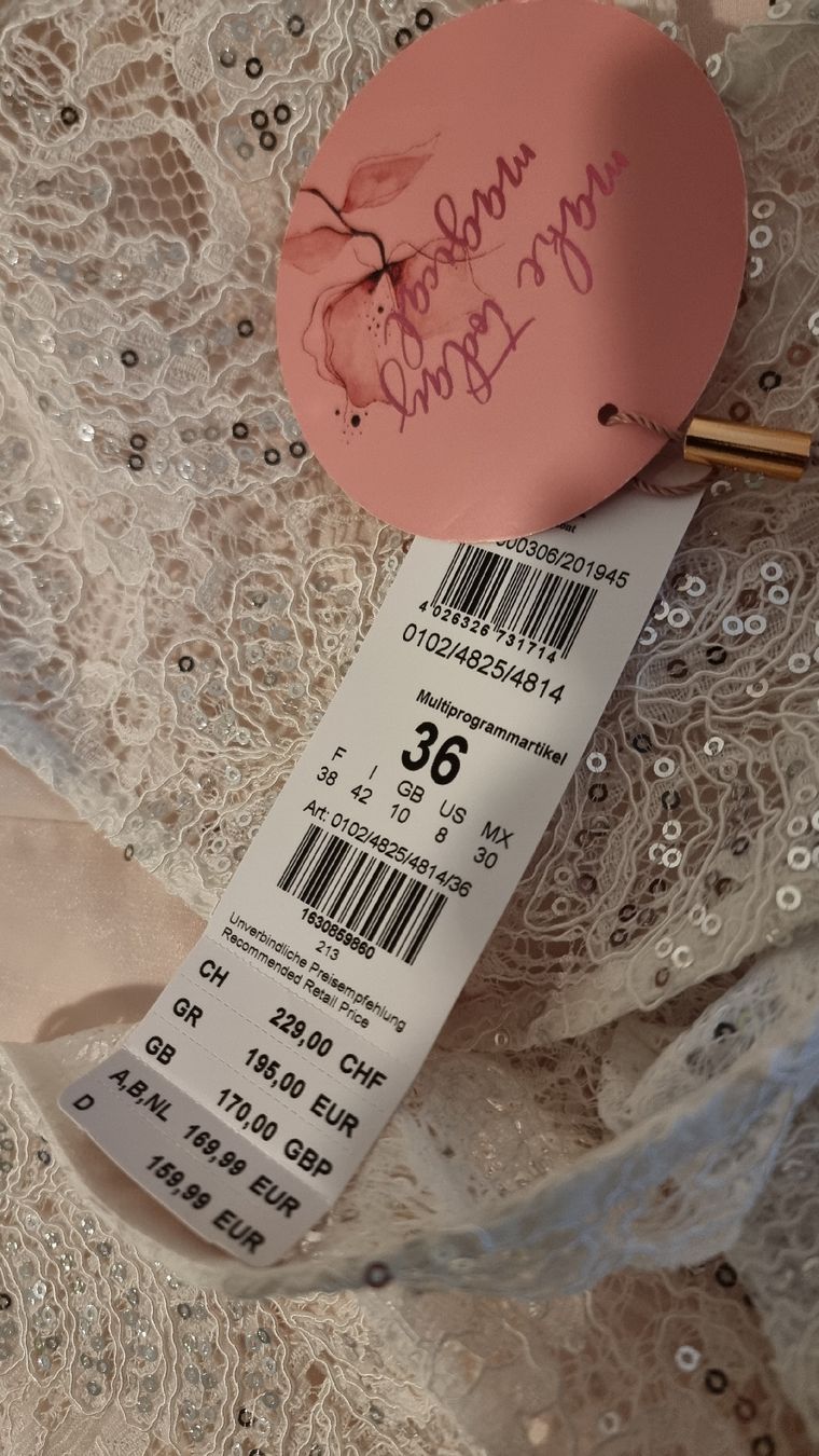 Kleider: Vera Mont Kleid mit Spitze, Grösse 36 Neu – Neu und originalverpackt aus Wigoltingen von Zuckerfee84 5