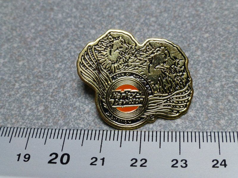 Placchette & Badge: PIN PINS HARLEY DAVIDSON HOG ABZEICHEN CHAPTER V-TWIN – Usato da Gränichen venduto da Jumbo77