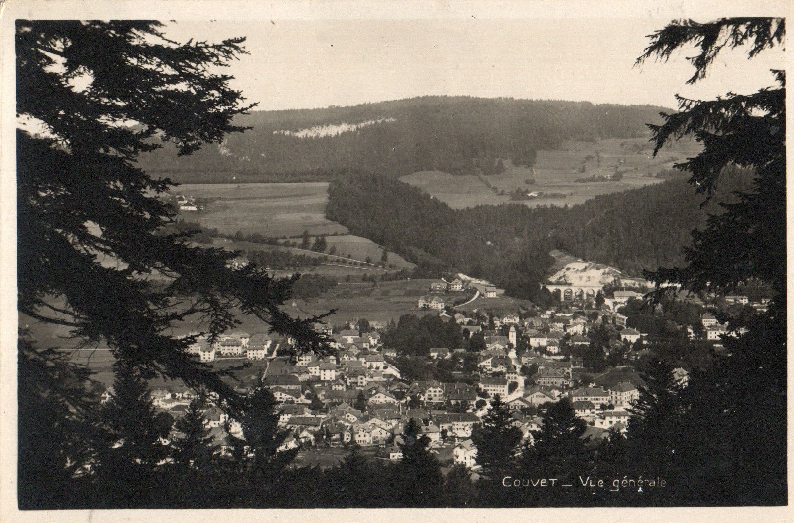 Cartoline postali: Couvet - Vue générale – Usato da Melano venduto da pisonsdro