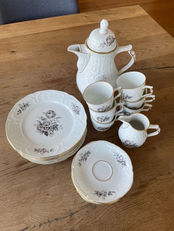 ROSENTHAL CLASSIC ROSE COLLECTION Kaffeeservice mit Goldrand Kaufen