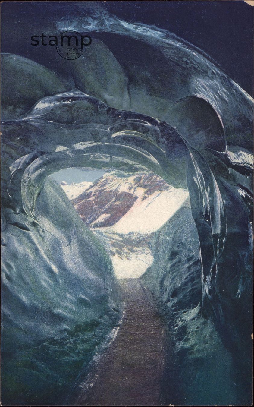 Ansichtskarten: TOP_AK Morteratsch - Eisgrotte – Gebraucht aus Eggersriet von stamp303