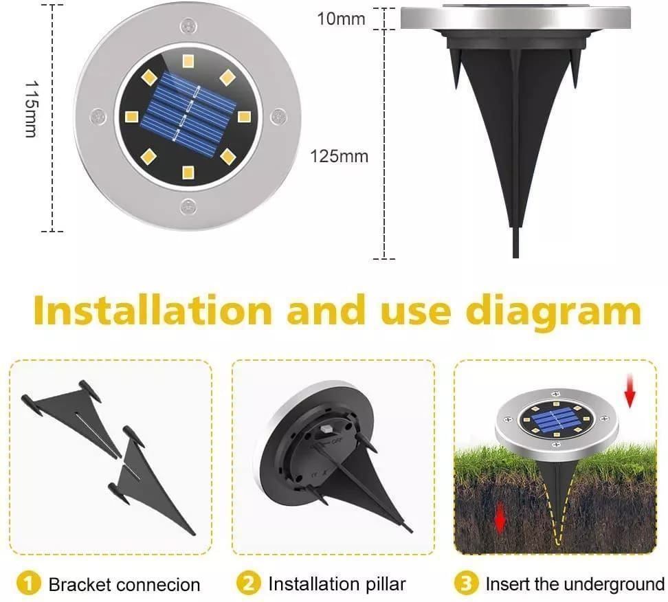 Lampen: Solar Garten Lampe 4 Stück – Neu und originalverpackt aus Winterthur von Neilpryde01 6