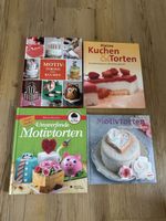 4 Backbücher Motivtorten und Kuchen Kochbücher Set 4 Stück