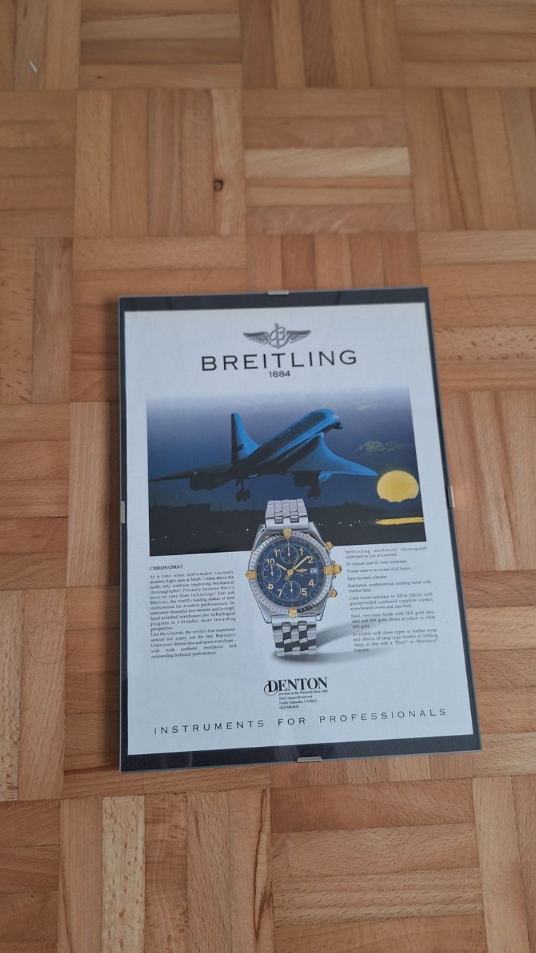Foto & Immagini: Breitling Chronomat Concorde Werbeanzeige – Usato da Malters venduto da Nailik7